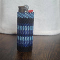 Blue Stripe Lighter Case