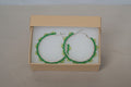 Leaf Hoop Earrings